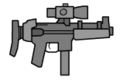 The MP5 from Madness Combat 6